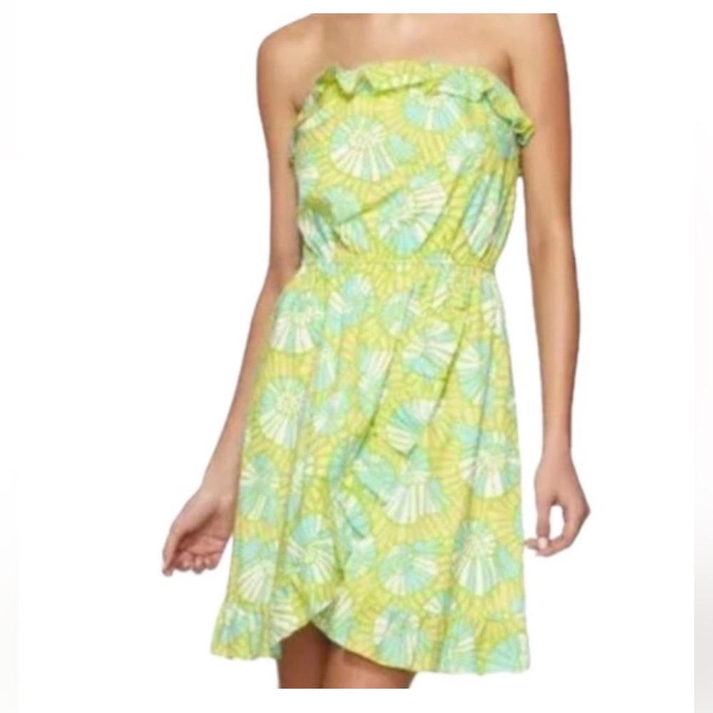 Lilly Pulitzer Strapless Bright Macy Ribbit Summer Dress - Picture 5 of 5